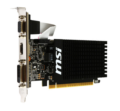 Bekijk afbeelding 1 van MSI NVIDIA GeForce GT710, 1GB, PCI-E